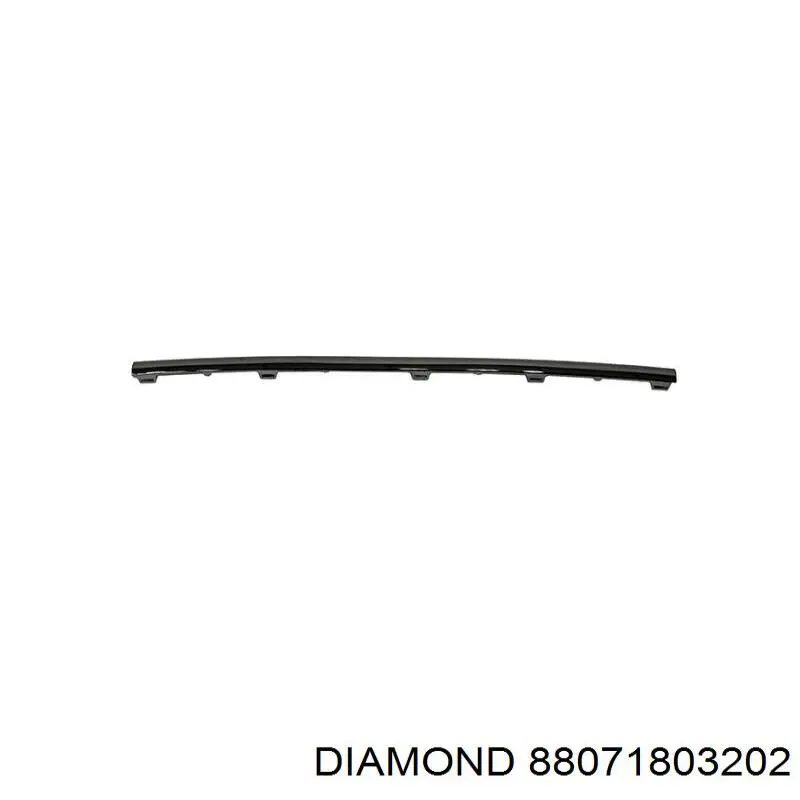 3C8807443A2ZZ VAG Embellecedor central del parachoques trasero