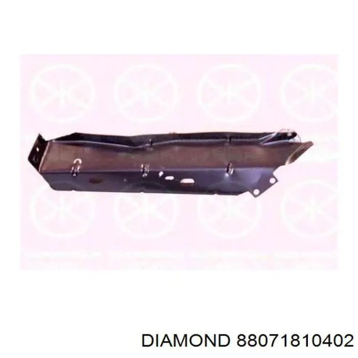 88071810402 Diamond/DPA refuerzo paragolpes trasero