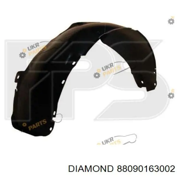 Guardalodos interior izquierdo, guardafango delantero Diamond/DPA 88090163002 precio, desde 15,59 EUR