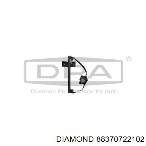 88370722102 Diamond/DPA mecanismo de elevalunas, puerta delantera izquierda