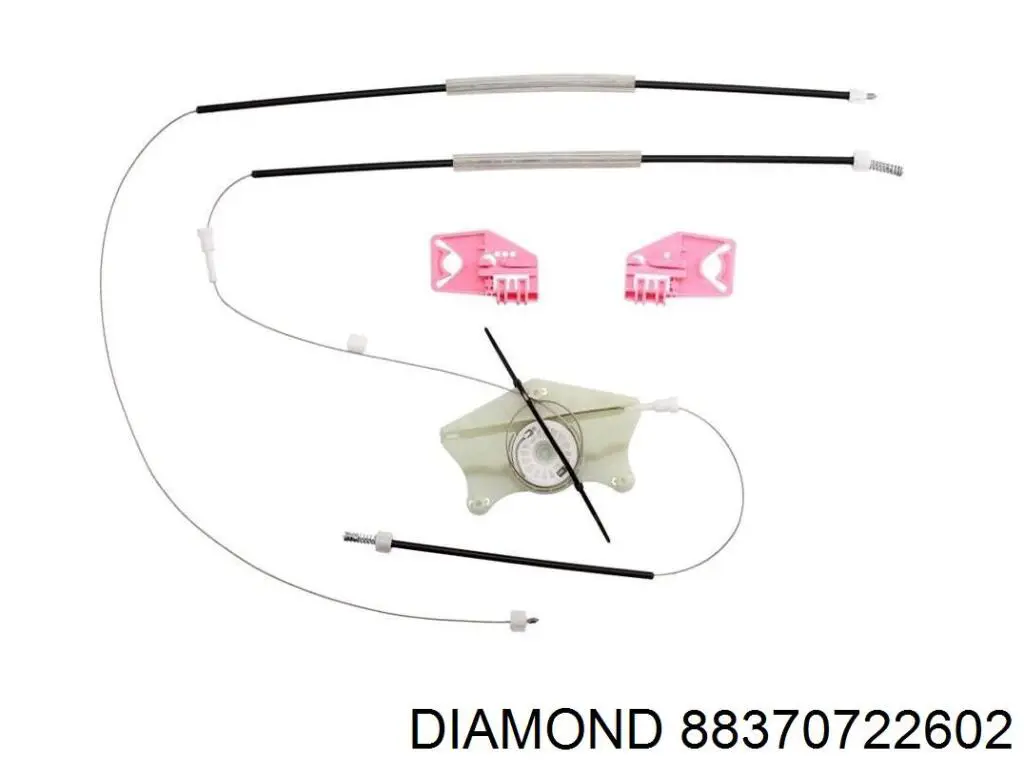 88370722602 Diamond/DPA mecanismo de elevalunas, puerta delantera derecha