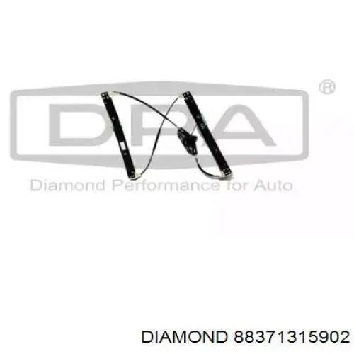 88371315902 Diamond/DPA mecanismo de elevalunas, puerta delantera izquierda