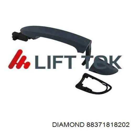 Comprar 3C0837885F VAG Soporte de manija exterior de puerta delantera izquierda