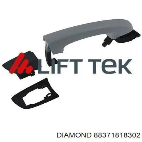 Comprar 88371818302 Diamond/DPA Soporte de manija exterior de puerta delantera derecha