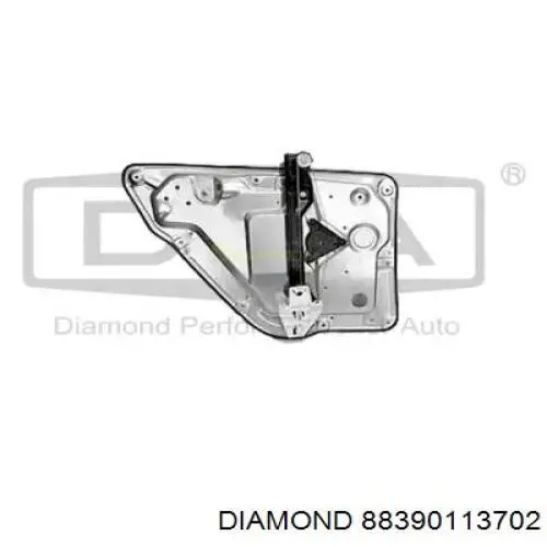 88390113702 Diamond/DPA mecanismo de elevalunas, puerta trasera derecha