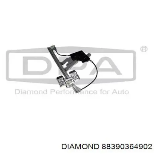 Comprar 88390364902 Diamond/DPA Mecanismo de elevalunas de la puerta trasera derecha