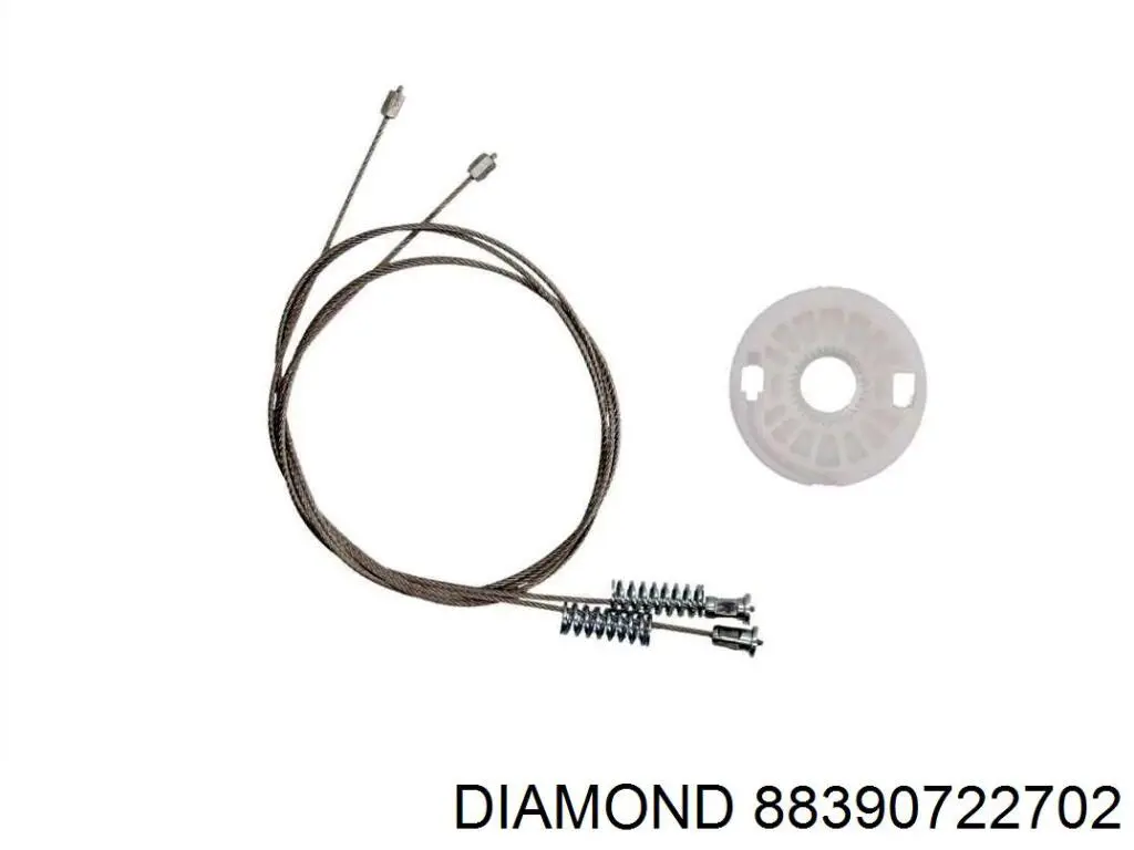 88390722702 Diamond/DPA mecanismo de elevalunas, puerta trasera izquierda