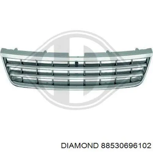 Moldura de la rejilla del radiador Diamond/DPA 88530696102 precio, desde 103,94 EUR