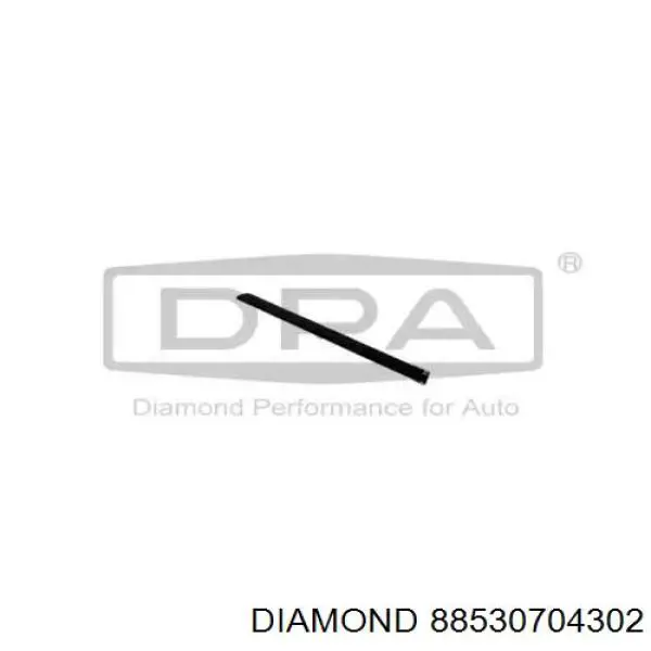1Z0853753CB41 VAG Listón embellecedor de puerta trasera izquierda