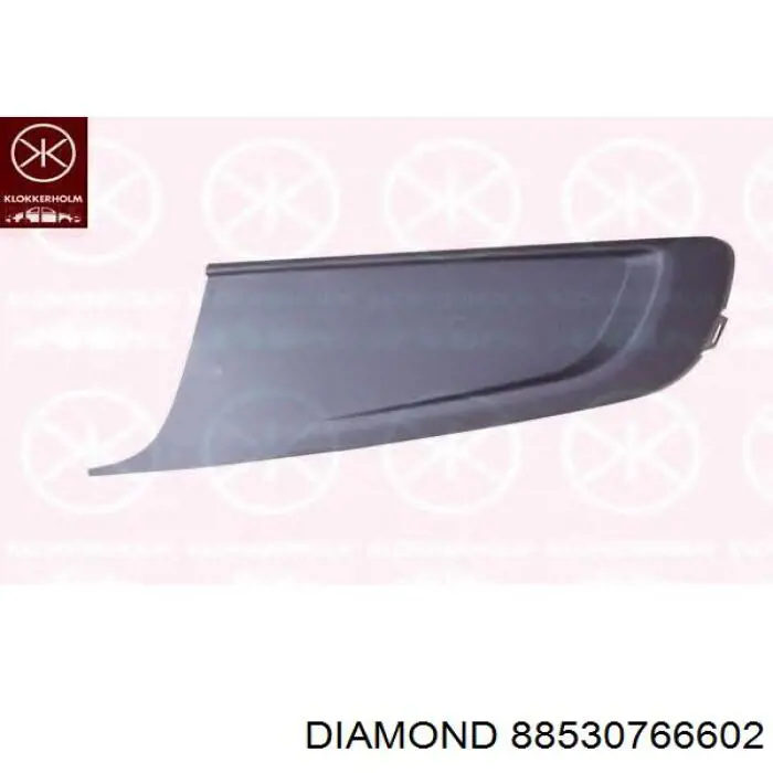 88530766602 Diamond/DPA rejilla de antinieblas delantera derecha