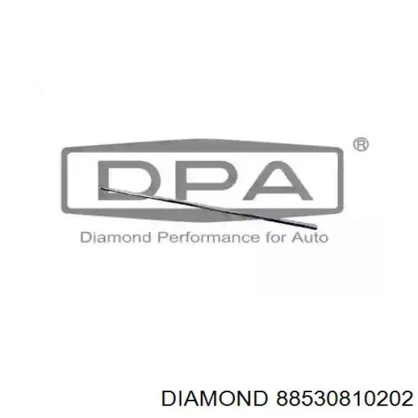 Comprar 88530810202 Diamond/DPA Moldura superior de puerta delantera derecha
