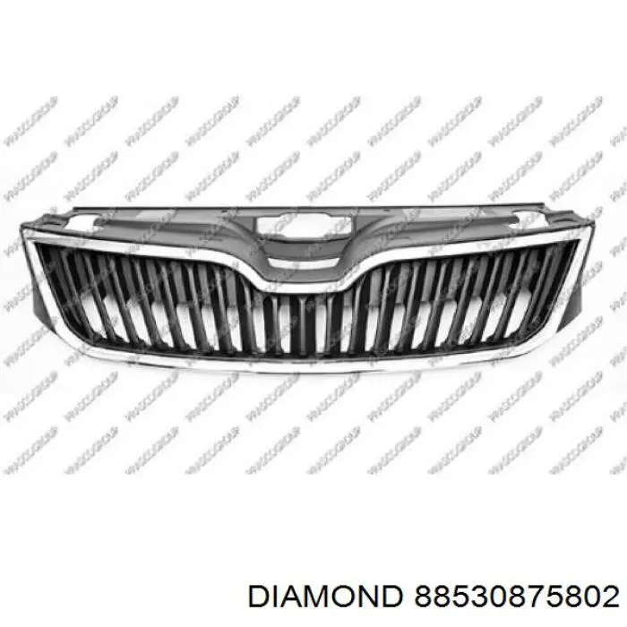 Moldura de la rejilla del radiador Diamond/DPA 88530875802 precio, desde 66,84 EUR
