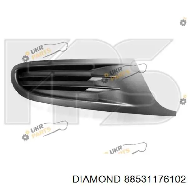 88531176102 Diamond/DPA rejilla de antinieblas delantera derecha