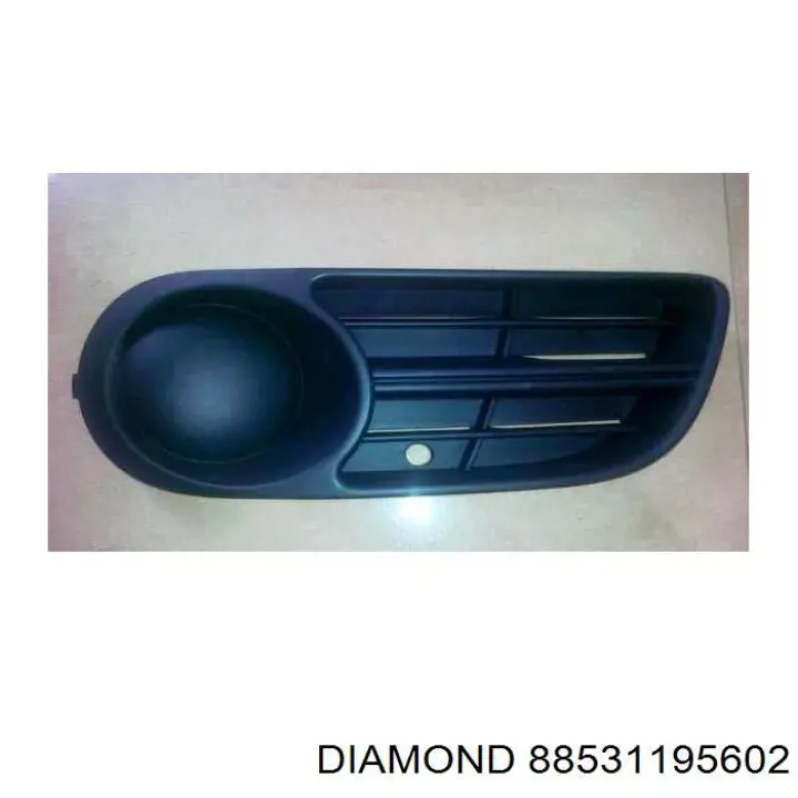88531195602 Diamond/DPA rejilla de ventilación, parachoques delantero, izquierda