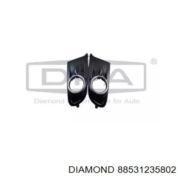 Comprar 5K08536669B9 VAG Tapa de rejilla de faro antiniebla delantero derecho