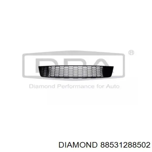 88531288502 Diamond/DPA rejilla de ventilación, parachoques trasero, central