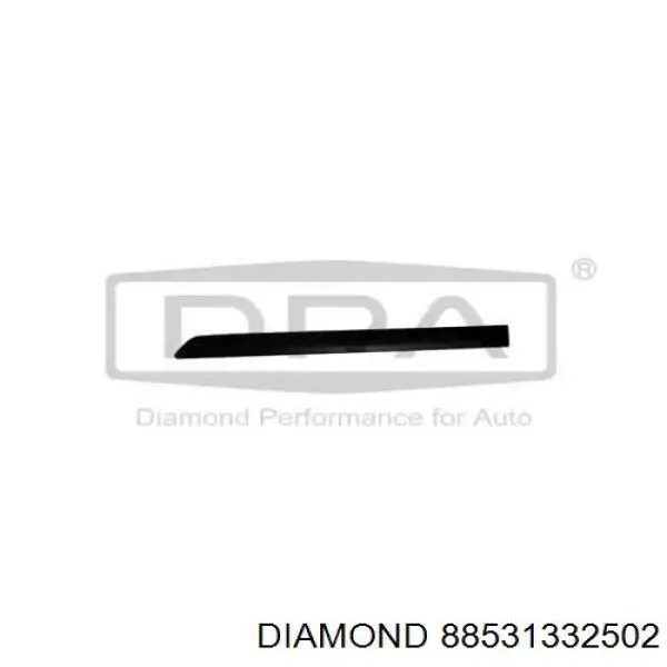 88531332502 Diamond/DPA moldura de la puerta delantera izquierda