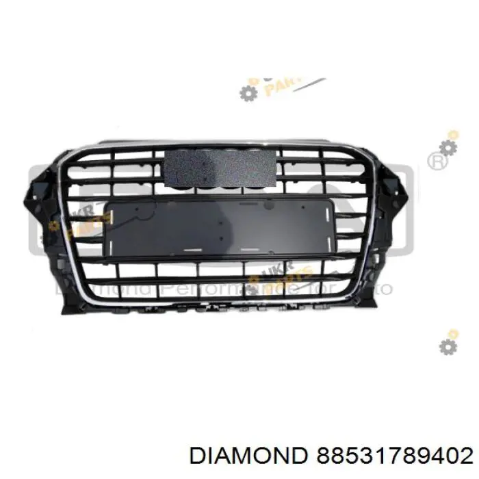 Rejilla de radiador 8V38536511QP VAG