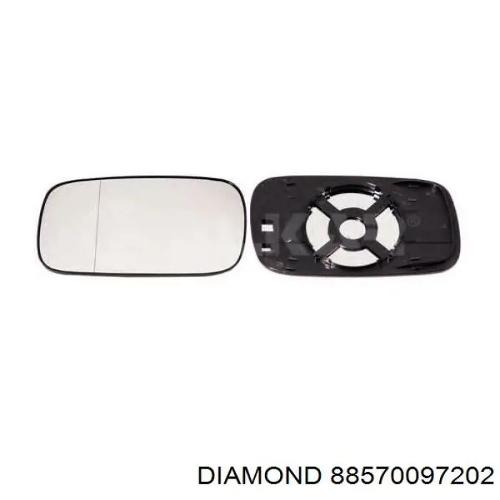 88570097202 Diamond/DPA espejo retrovisor derecho