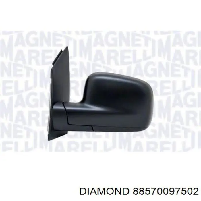 88570097502 Diamond/DPA cubierta, retrovisor exterior derecho