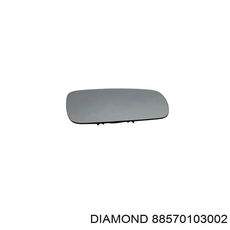 88570103002 Diamond/DPA cristal de espejo retrovisor exterior derecho