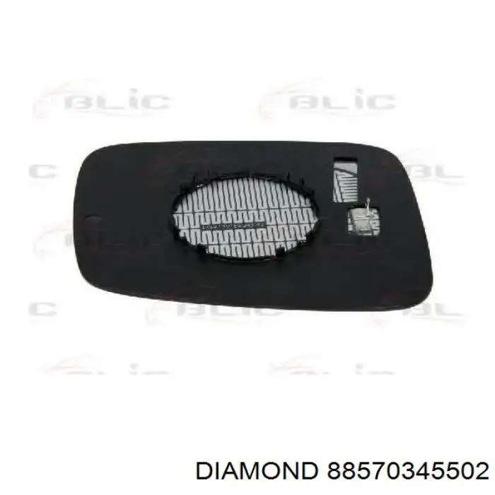 Cristal de espejo retrovisor exterior izquierdo Diamond/DPA 88570345502 precio, desde 16,15 EUR