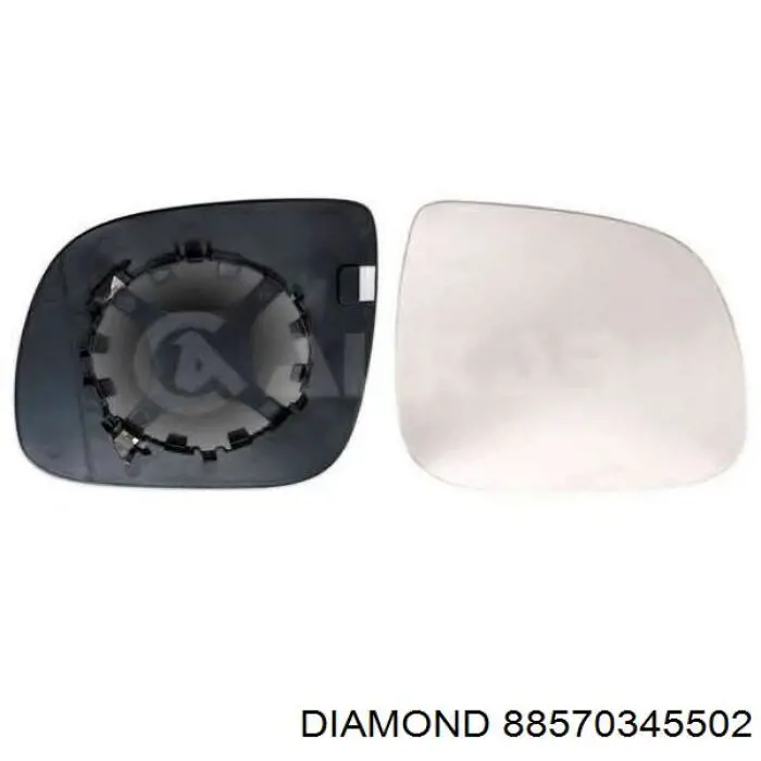 Comprar 88570345502 Diamond/DPA Cristal de espejo retrovisor exterior izquierdo