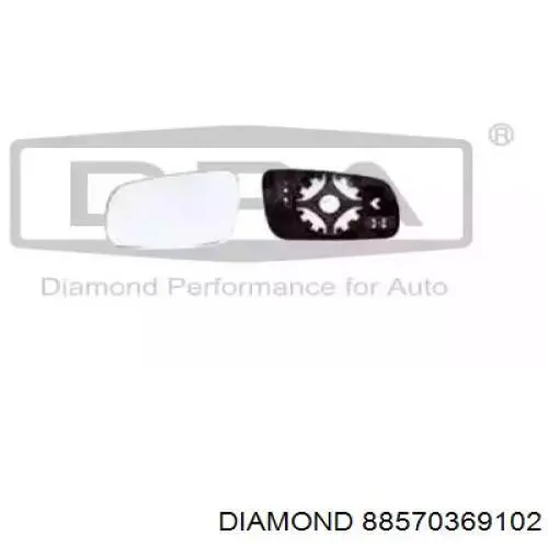 55325533 Jumasa cristal de espejo retrovisor exterior derecho