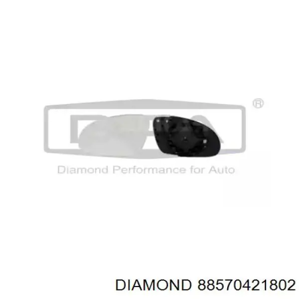 Cristal de espejo retrovisor derecho Diamond/DPA 88570421802 precio, desde 15,88 EUR