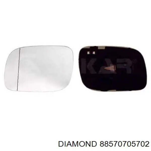 88570705702 Diamond/DPA superposicion(cubierta De Espejo Retrovisor Derecho)