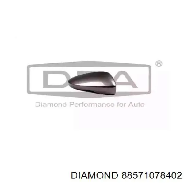 88571078402 Diamond/DPA Cubierta de espejo retrovisor derecho