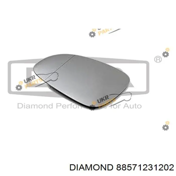 Cristal de espejo retrovisor exterior izquierdo Diamond/DPA 88571231202 precio, desde 13,11 EUR