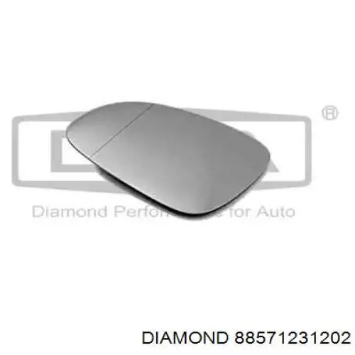 88571231202 Diamond/DPA cristal de espejo retrovisor exterior izquierdo