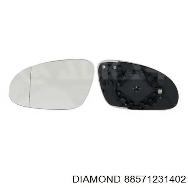 88571231402 Diamond/DPA cristal de espejo retrovisor exterior izquierdo