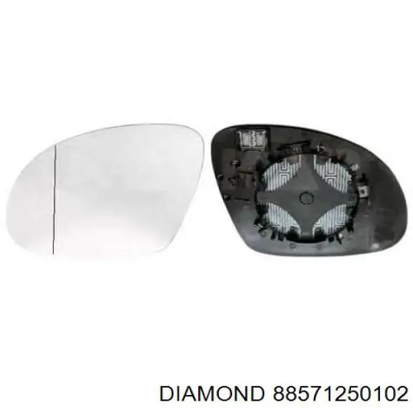 88571250102 Diamond/DPA cristal de espejo retrovisor exterior izquierdo