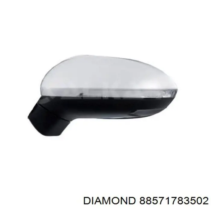 Espejo de retrovisor derecho 3AA857508 VAG