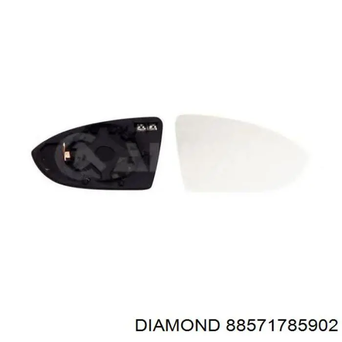 88571785902 Diamond/DPA cubierta de espejo retrovisor derecho