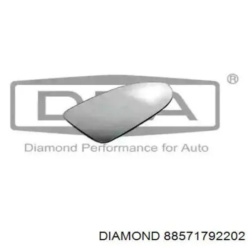 Cristal de espejo retrovisor derecho Diamond/DPA 88571792202 precio, desde 17,92 EUR