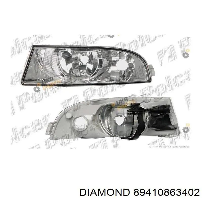 Faro antiniebla izquierdo Diamond/DPA 89410863402 precio, desde 42,11 EUR