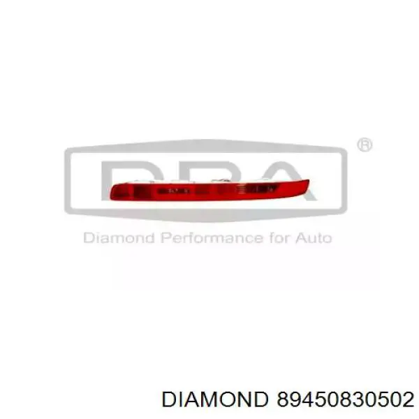 Luz trasera de parachoques derecha Diamond/DPA 89450830502 precio, desde 78,33 EUR