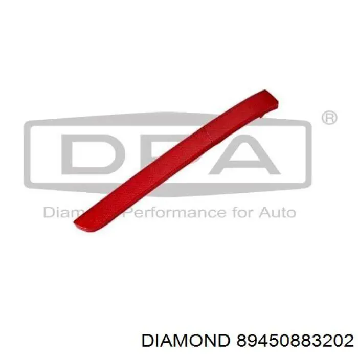 89450883202 Diamond/DPA Reflector, trasero, derecho