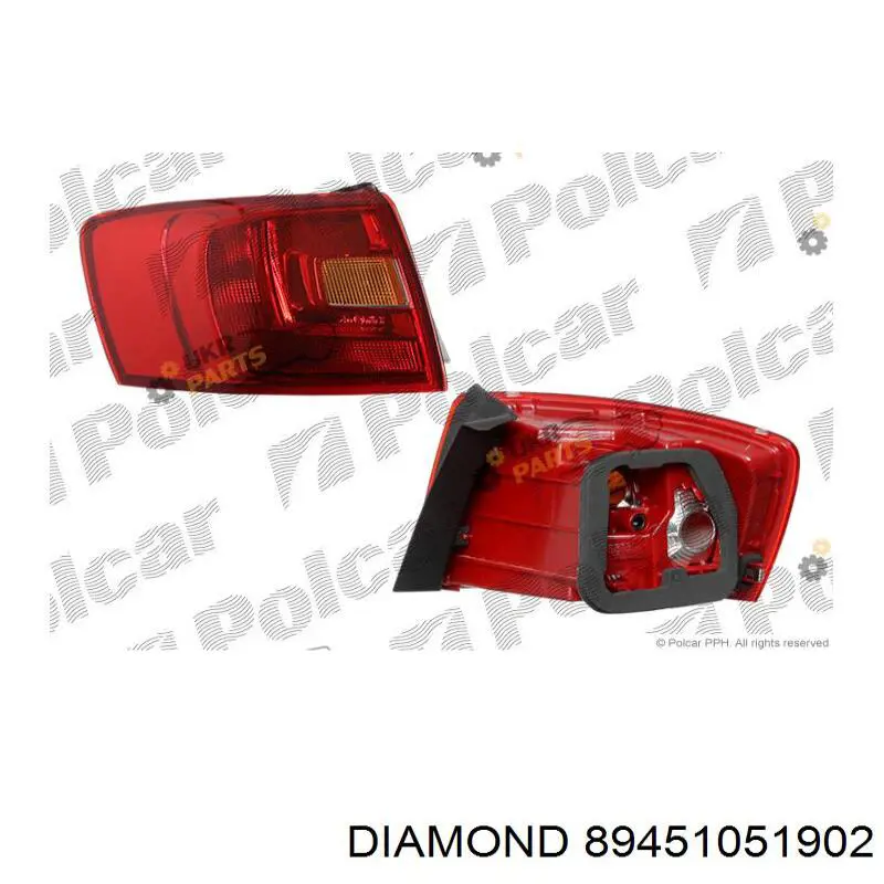 Comprar 89451051902 Diamond/DPA Piloto trasero exterior derecho