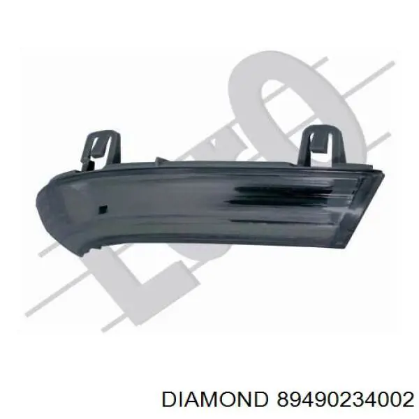 89490234002 Diamond/DPA luz intermitente de retrovisor exterior derecho