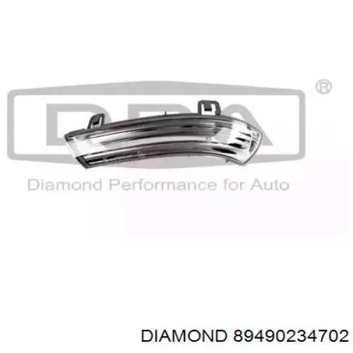 89490234702 Diamond/DPA Luz intermitente de espejo retrovisor izquierdo