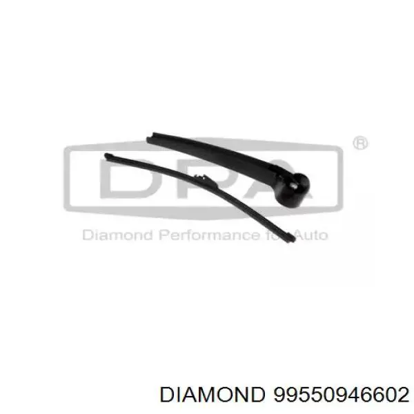 99550946602 Diamond/DPA Brazo del limpiaparabrisas, luna trasera