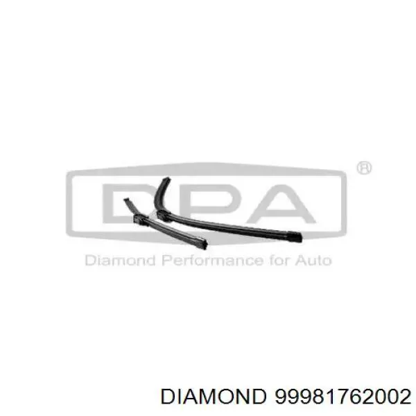 99981762002 Diamond/DPA Escobillas Limpiaparabrisas delanteras