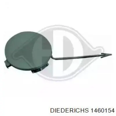 1460154 Diederichs Cobertura de parachoques, enganche de remolque, delantera 