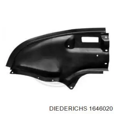 A2205243030 Mercedes Protector derecho del parachoques delantero