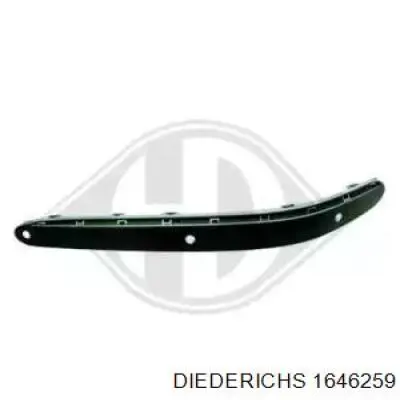 A22088519219999 Mercedes listón embellecedor/protector, parachoque delantero izquierdo