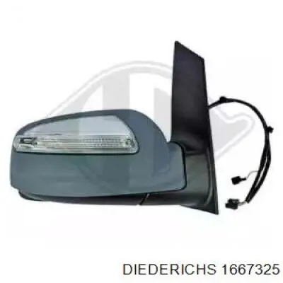 3081825 VAN Wezel espejo retrovisor izquierdo